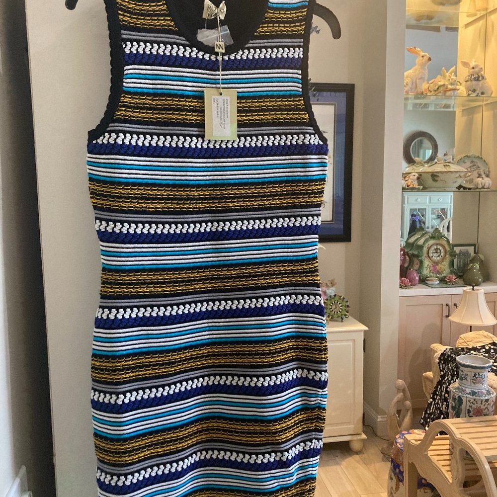 Ronny Kobo corded bubble knit dress
